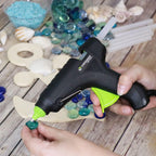 Surebonder Hot Glue Sticks, 50-Pack, Clear - In use