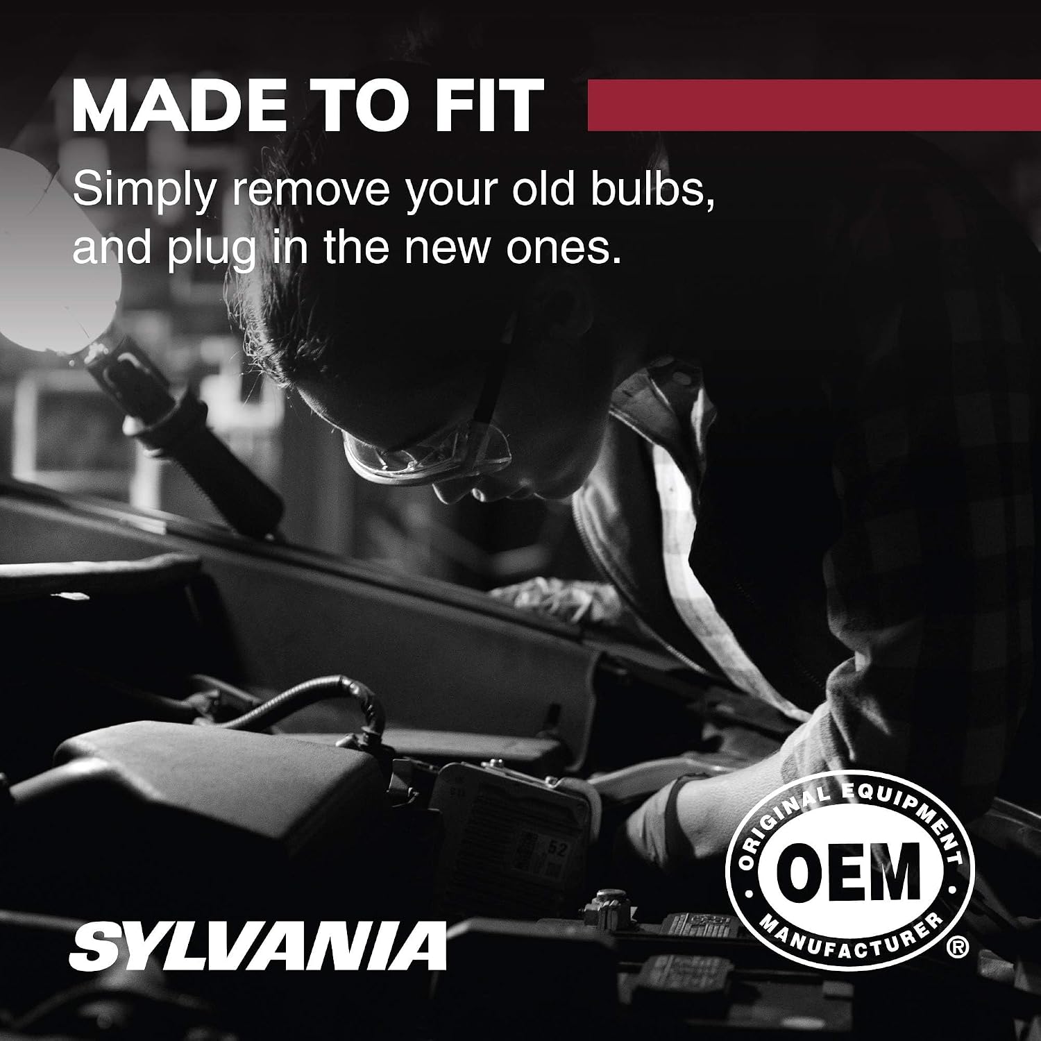 SYLVANIA 7443 Long Life Miniature Bulb, 2-Pack - In use