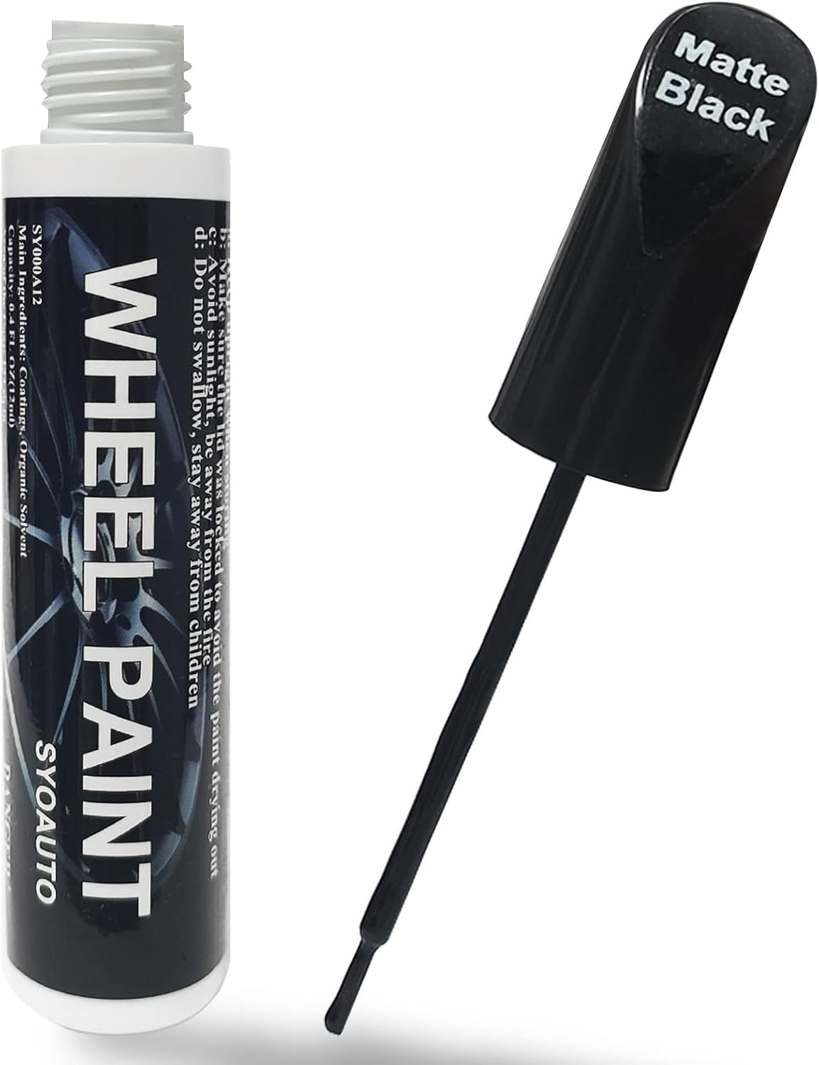 SYOAUTO Matte Black Rim Touch Up Paint Pen
