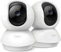 Tapo 2K Pan Tilt Security Camera, 2-Pack