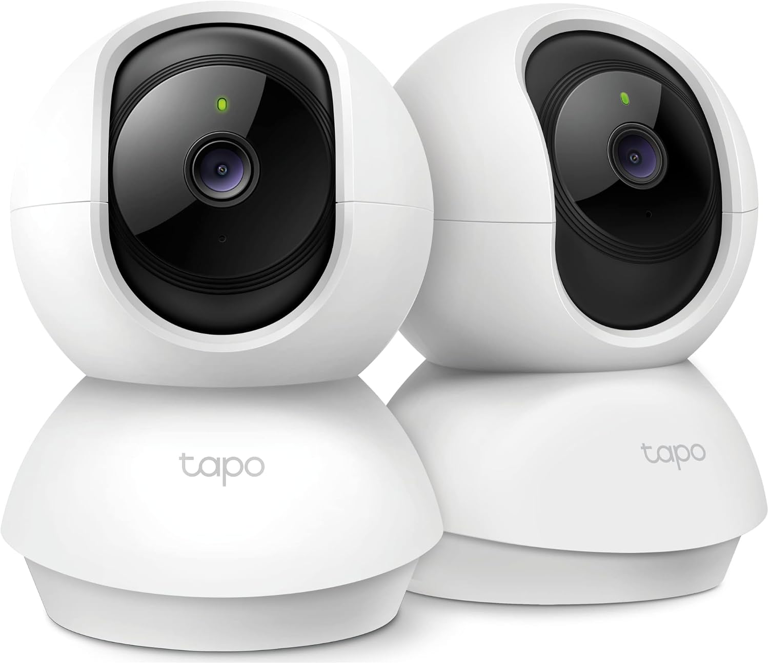 Tapo 2K Pan Tilt Security Camera, 2-Pack