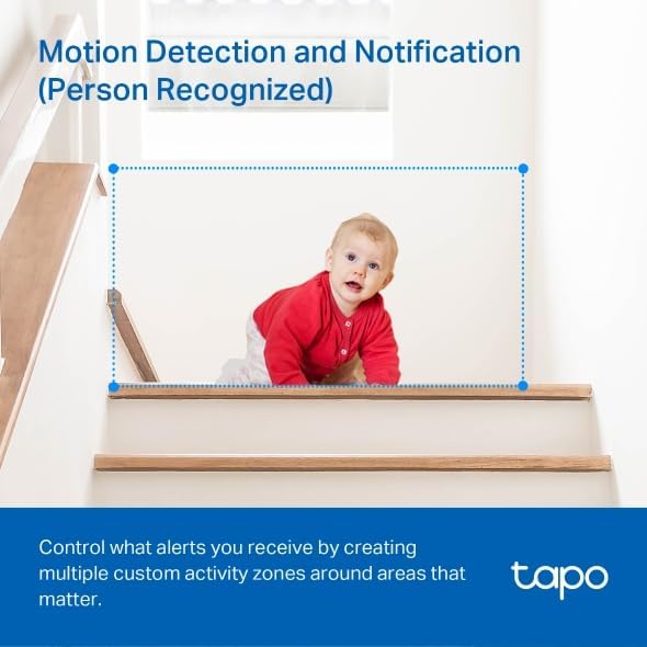 Tapo 2K Pan Tilt Security Camera, 2-Pack - Packaging