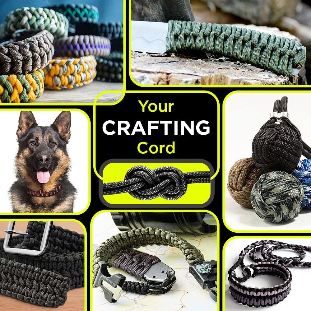 TECEUM Paracord Rope 5/32 Inch, 4mm - Close-up