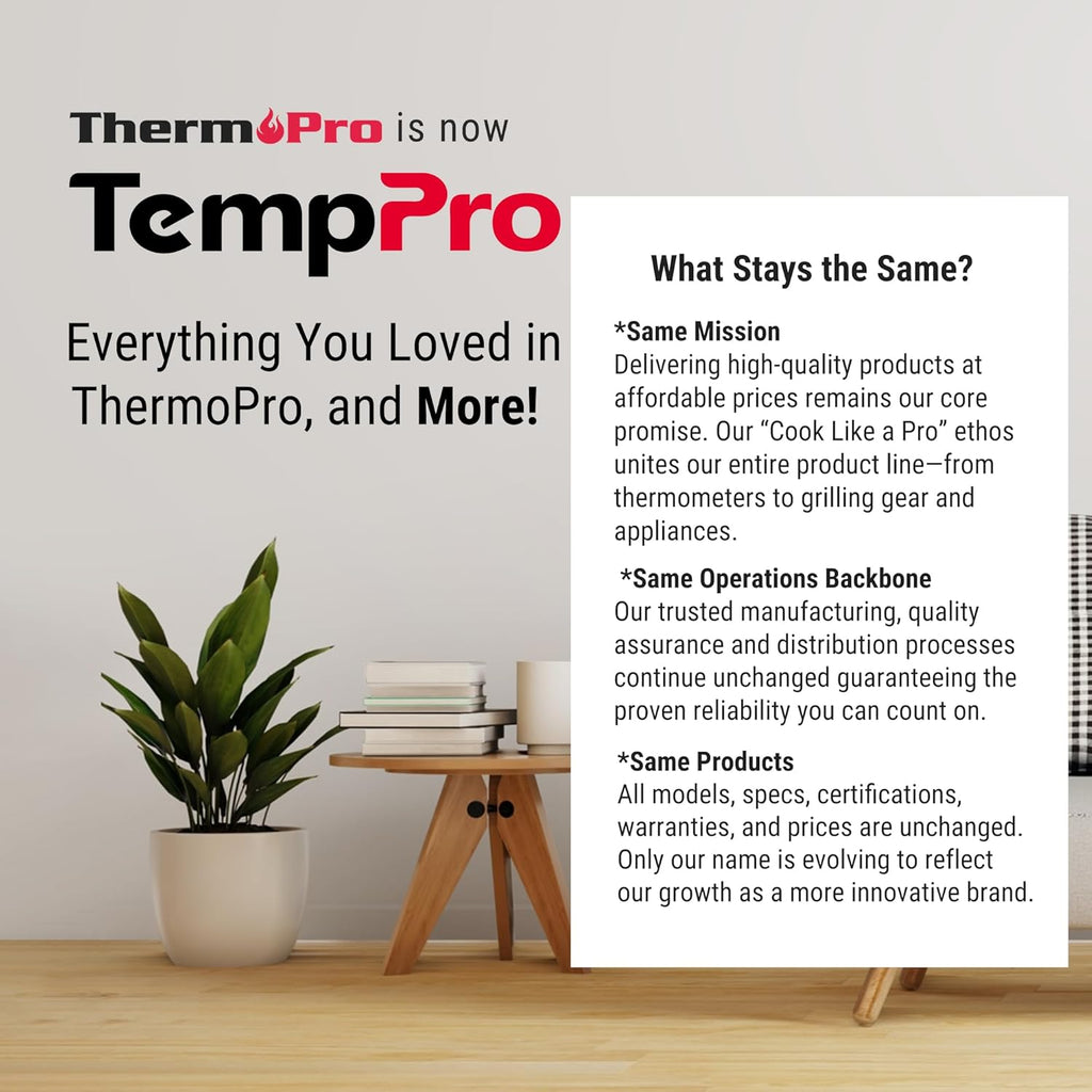 TempPro TP50 Digital Hygrometer Thermometer - Feature highlight