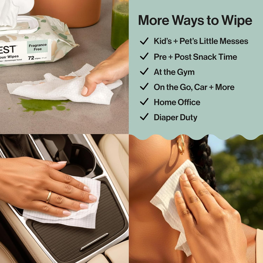 Honest Company Baby Wipes Sensitive Skin 720 Count - Close-up