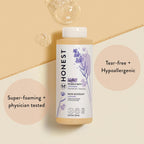 Honest Company Foaming Bubble Bath Lavender 12oz - Detail view
