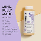 Honest Company Foaming Bubble Bath Lavender 12oz - Size reference