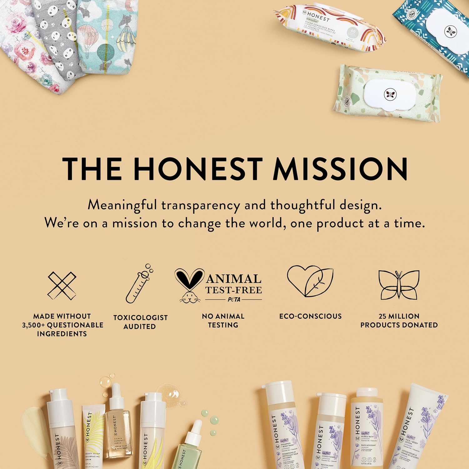 Honest Company Foaming Bubble Bath Lavender 12oz - Feature highlight