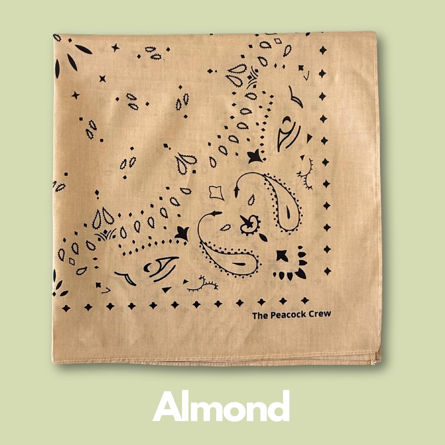 Soft Cotton Paisley Bandanas Pack, 22 x 22 Inches - Feature highlight