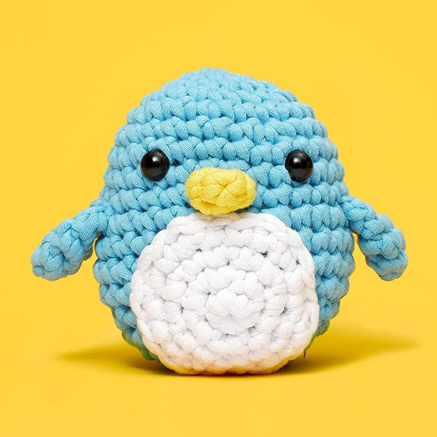 The Woobles Crochet Kit for Beginners, Pierre Penguin - Detail view