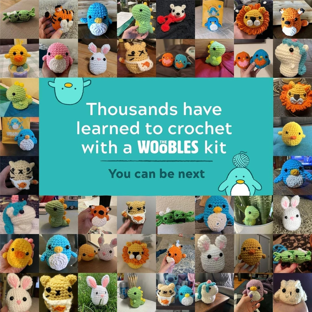 The Woobles Crochet Kit for Beginners, Pierre Penguin - Packaging