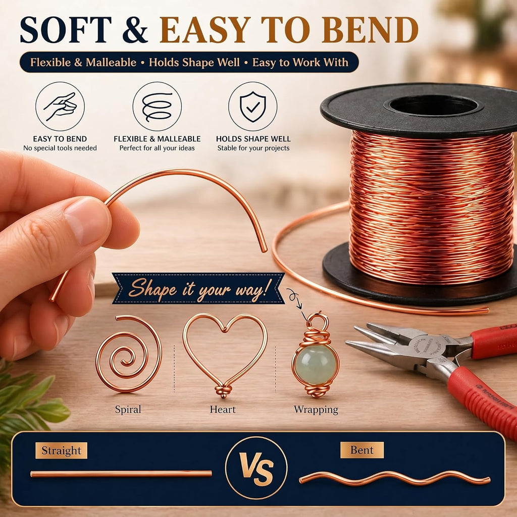 Therwen 100 Ft 24 Gauge Copper Wire Spool - Size reference