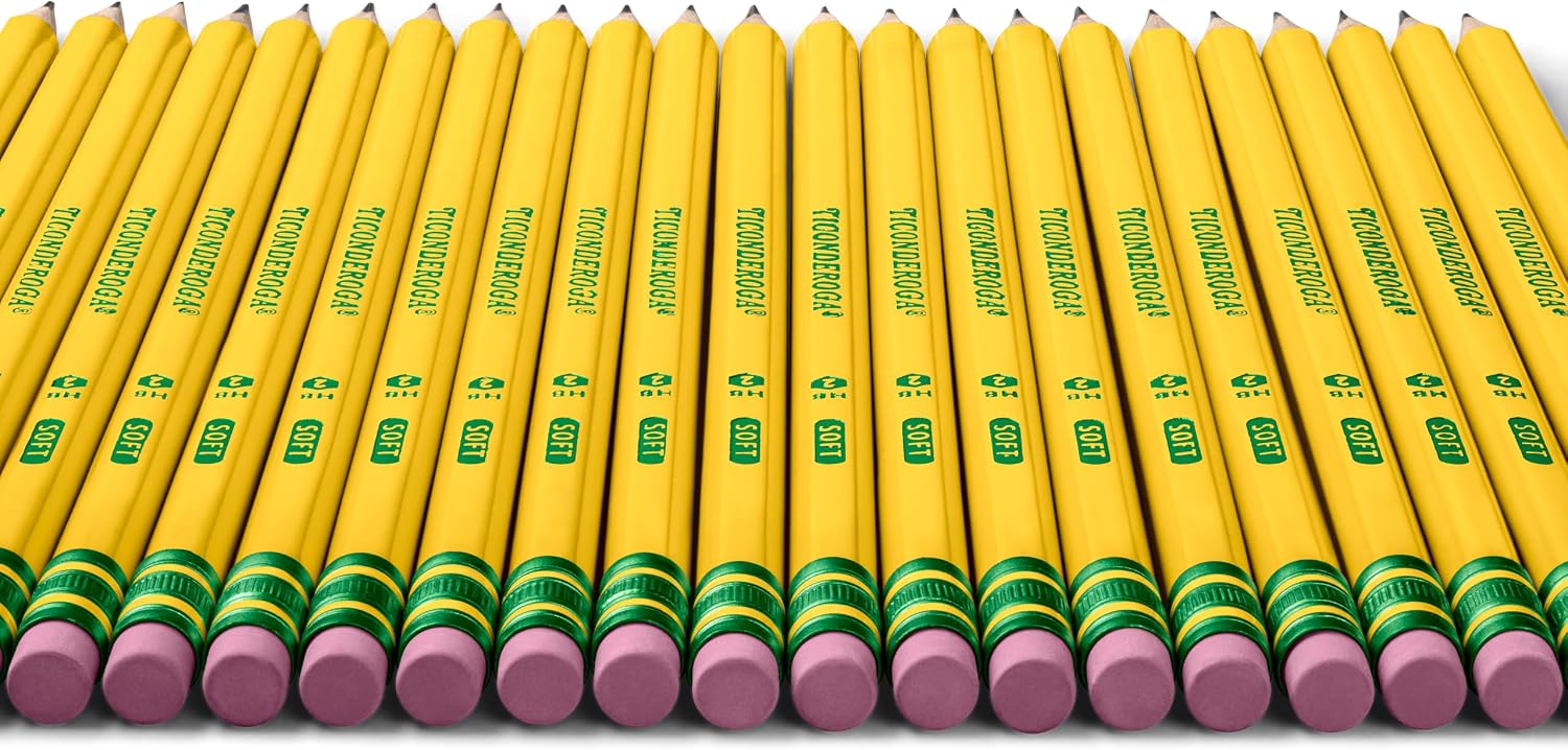 Ticonderoga Wood Cased Pencils #2 HB, 30 Count - Detail view