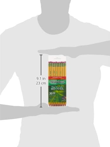 Ticonderoga Wood Cased Pencils #2 HB, 30 Count - Alternate angle