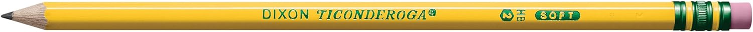 Ticonderoga Wood Cased Pencils #2 HB, 30 Count - Size reference