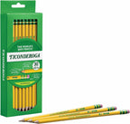 Ticonderoga Wood Cased Pencils #2 HB, 30 Count - In use