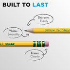 Ticonderoga Wood Cased Pencils #2 HB, 30 Count - Feature highlight