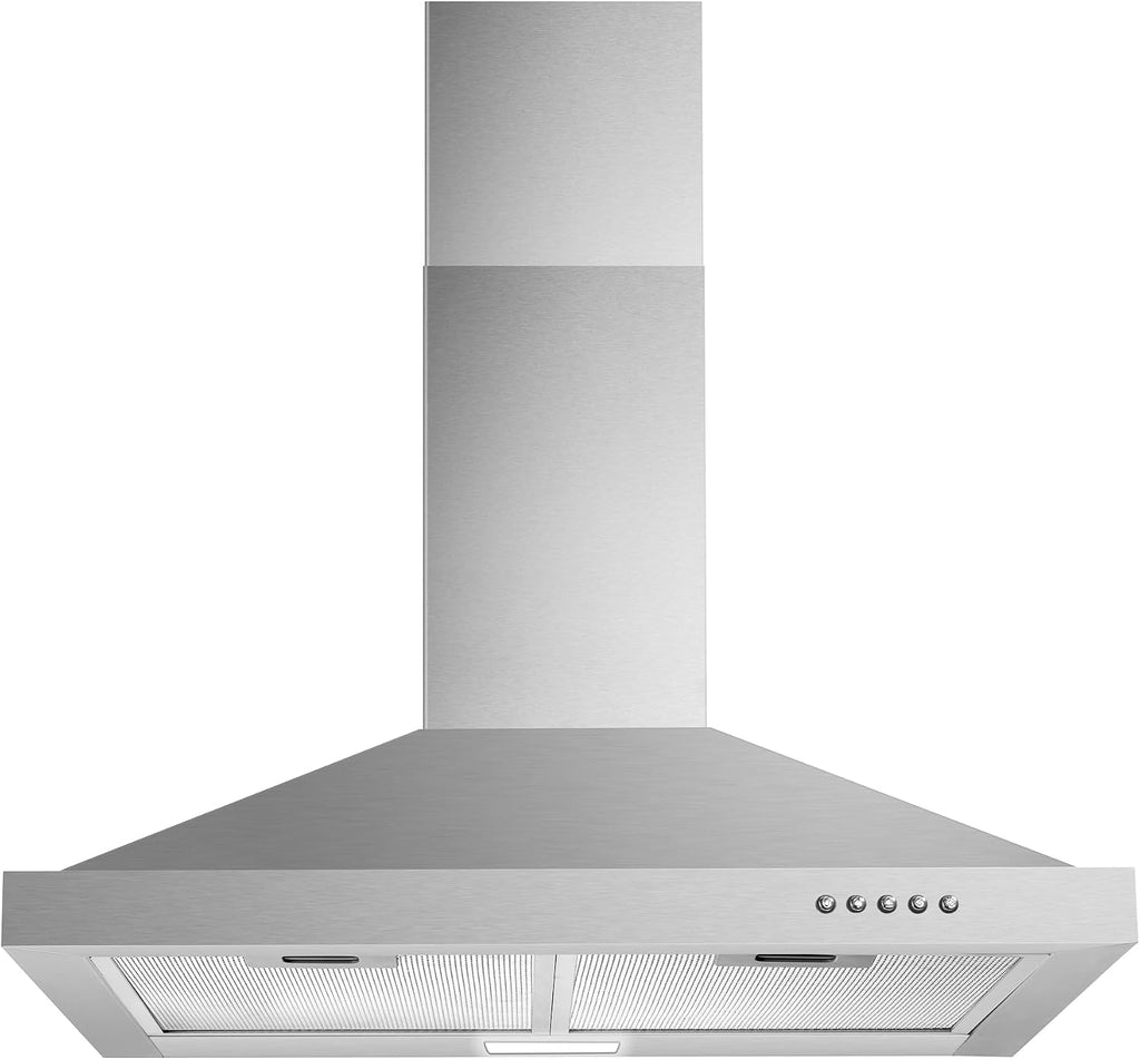 Tieasy 30 Inch Wall Mount Range Hood, 450 CFM