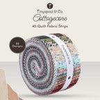Tinyspool Twirlie Roll 40 Precut Fabric Strips - Detail view