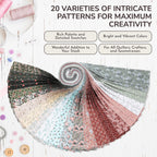 Tinyspool Twirlie Roll 40 Precut Fabric Strips - Close-up