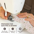 Tinyspool Twirlie Roll 40 Precut Fabric Strips - In use