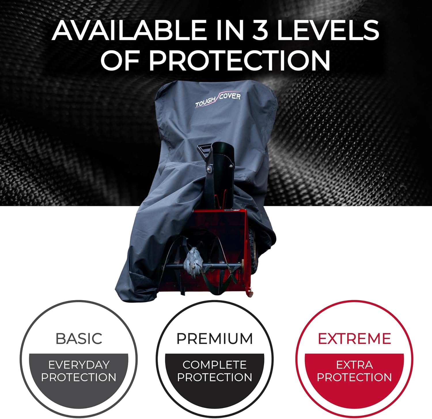 Waterproof Snow Blower Cover, Standard Size - Detail view