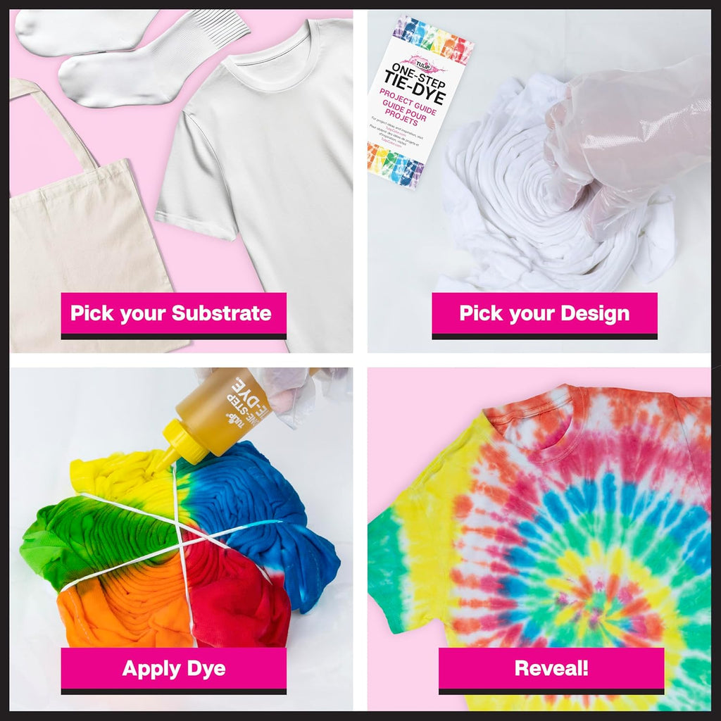 Tulip Tie Dye Kit, 14 Colors, Group Set - Size reference
