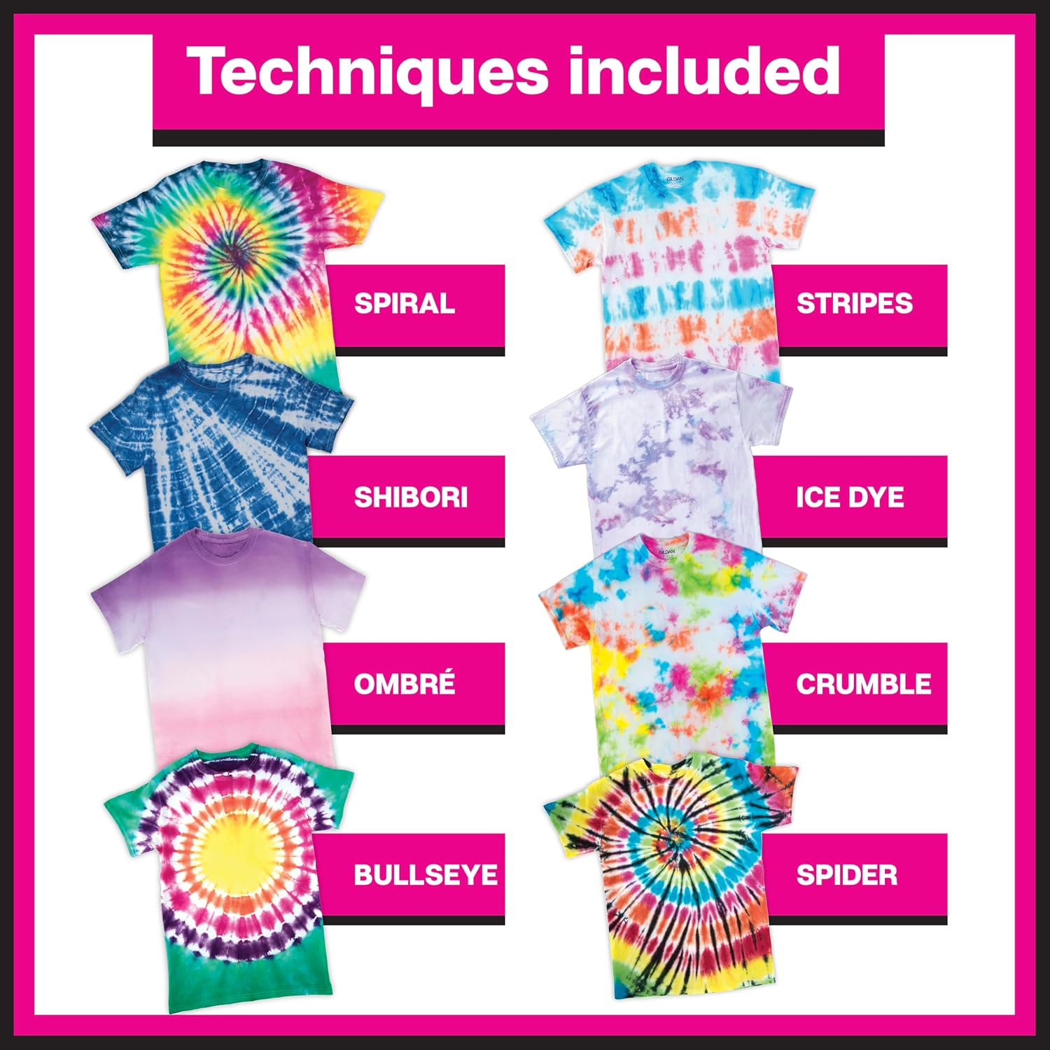 Tulip Tie Dye Kit, 14 Colors, Group Set - In use