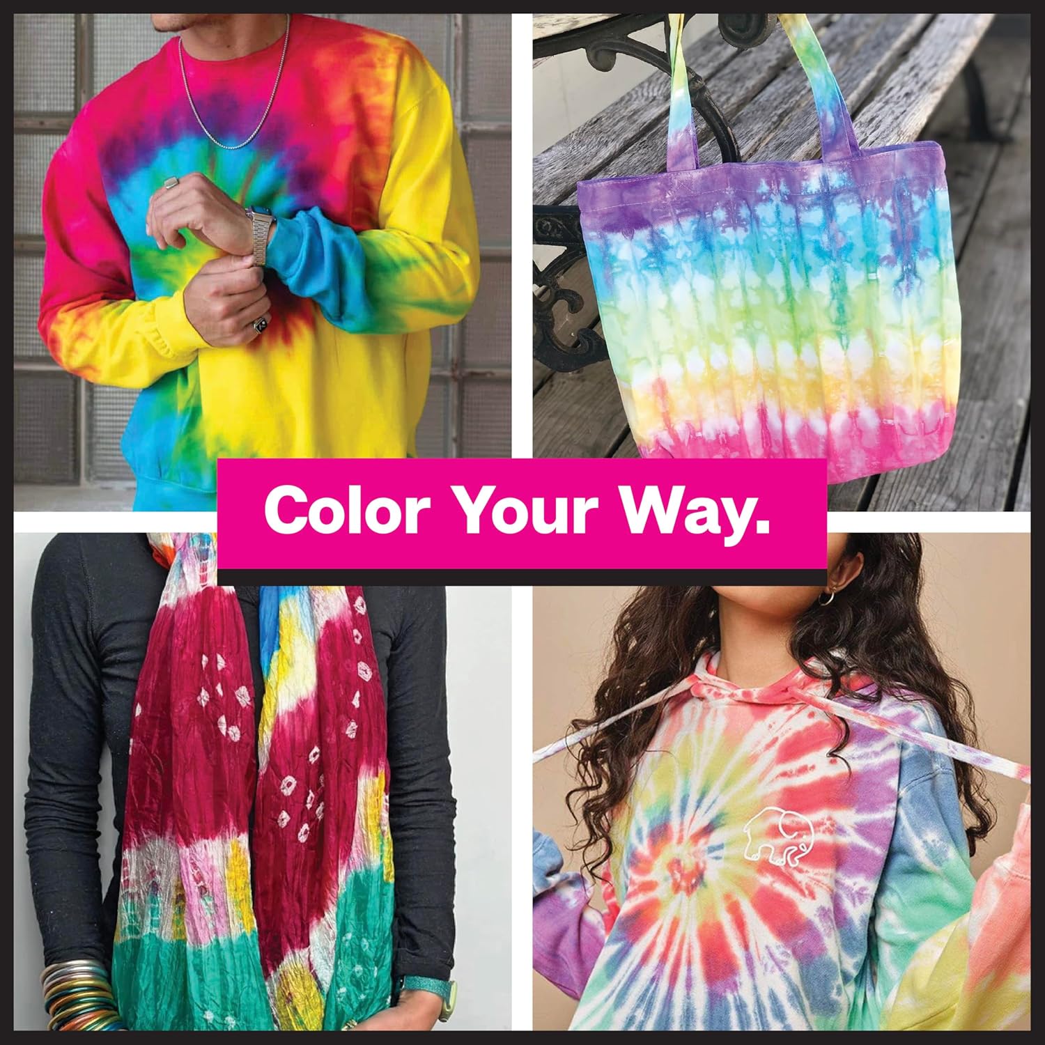 Tulip Tie Dye Kit, 14 Colors, Group Set - Packaging