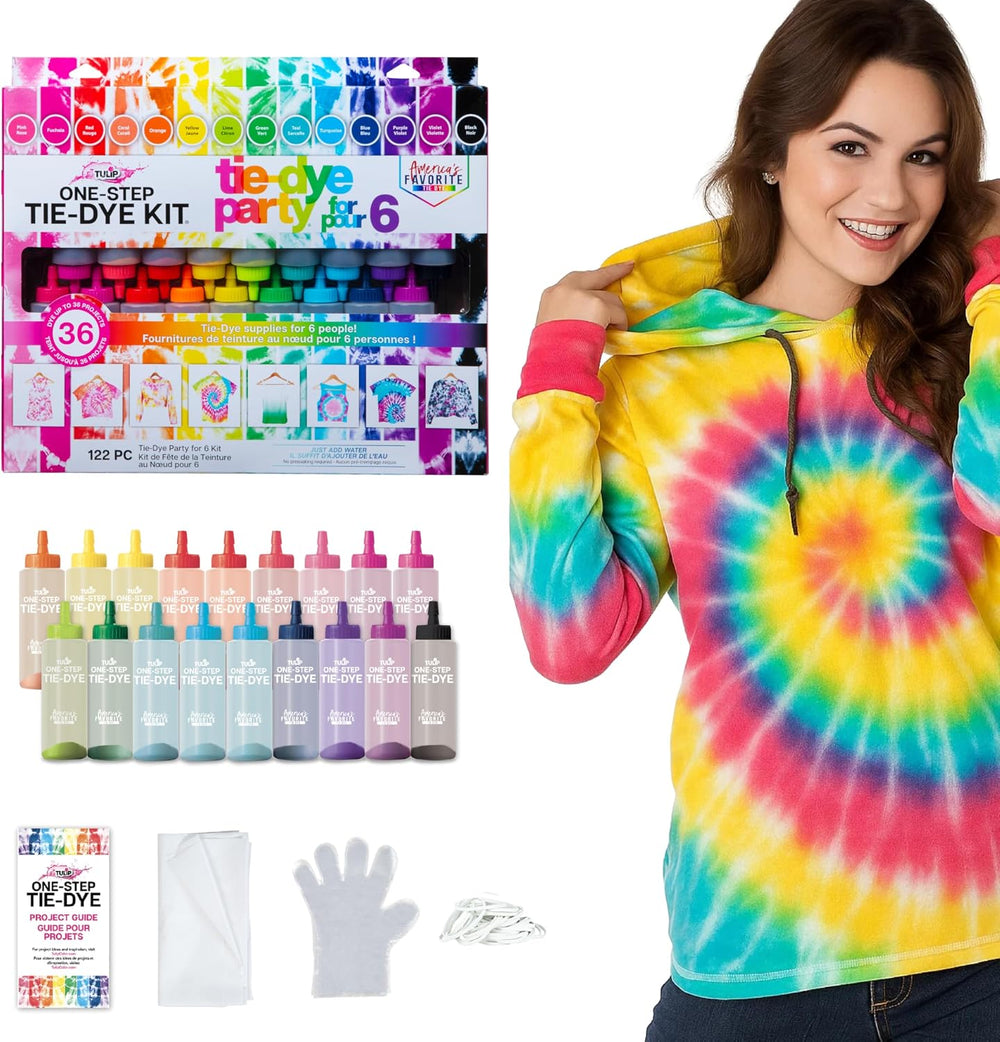 Tulip One-Step Tie Dye Party Kit, 18 Btl - Alternate angle
