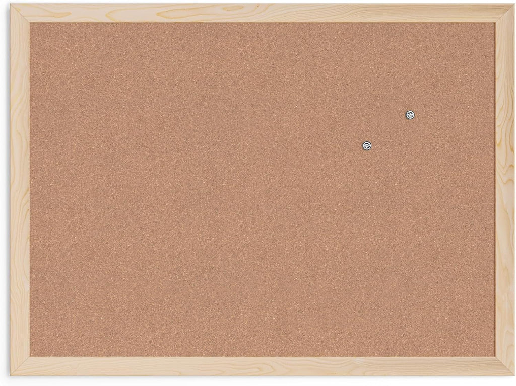 U Brands Cork Bulletin Board, 18x24 In