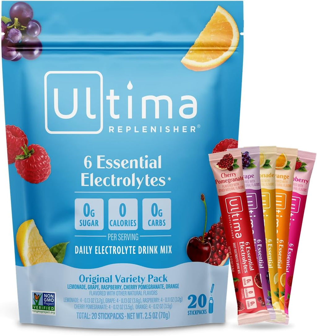 Ultima Replenisher Electrolyte Packets, 20 Pack