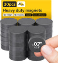X-bet MAGNET Ceramic Round Magnets, 30 Pack