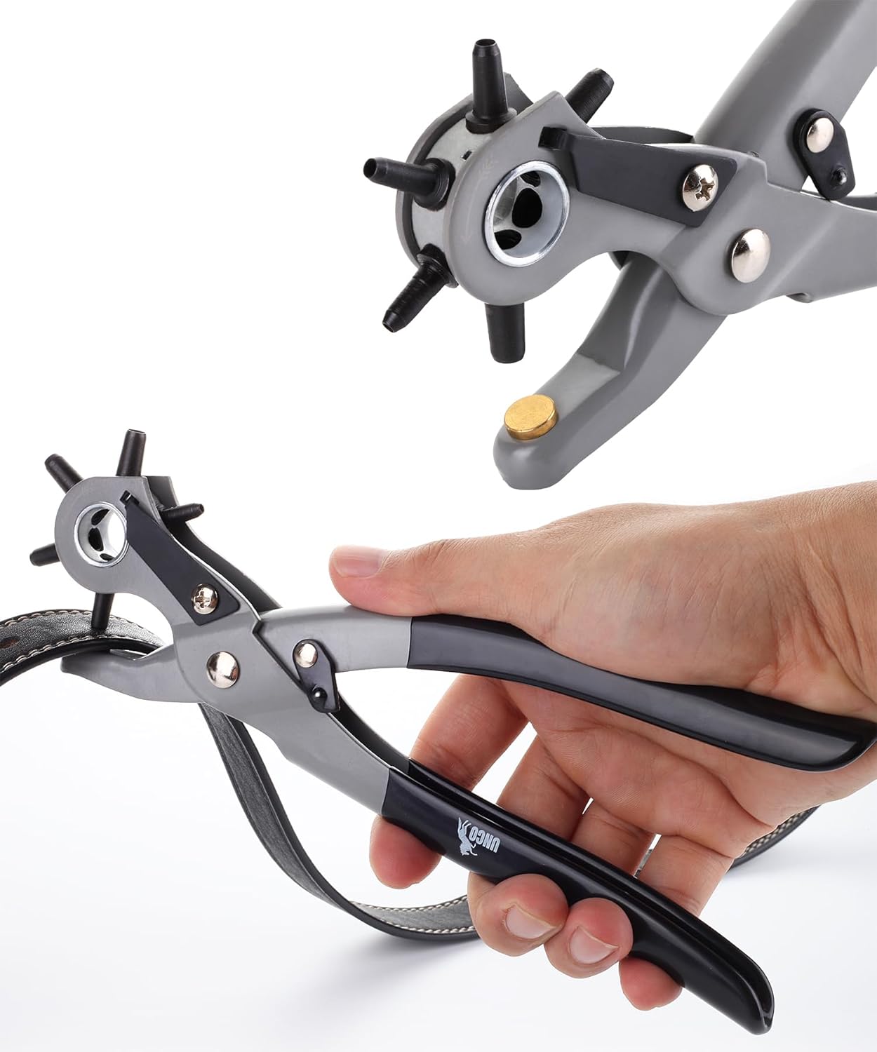 UNCO Leather Hole Punch Tool, 6 Sizes