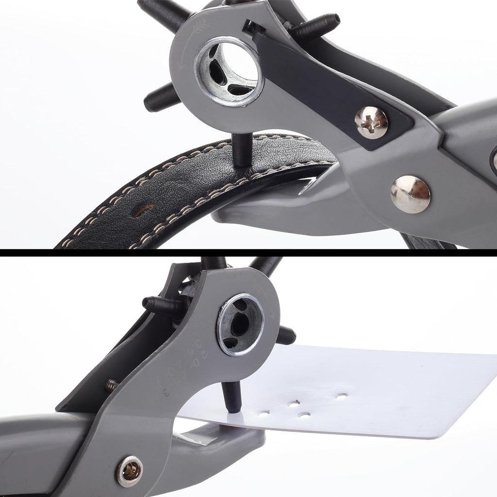 UNCO Leather Hole Punch Tool, 6 Sizes - Size reference