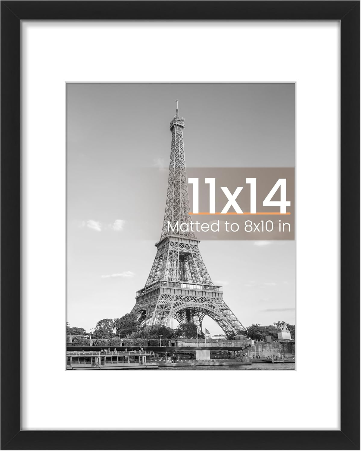 upsimples 11x14 Picture Frame, Black
