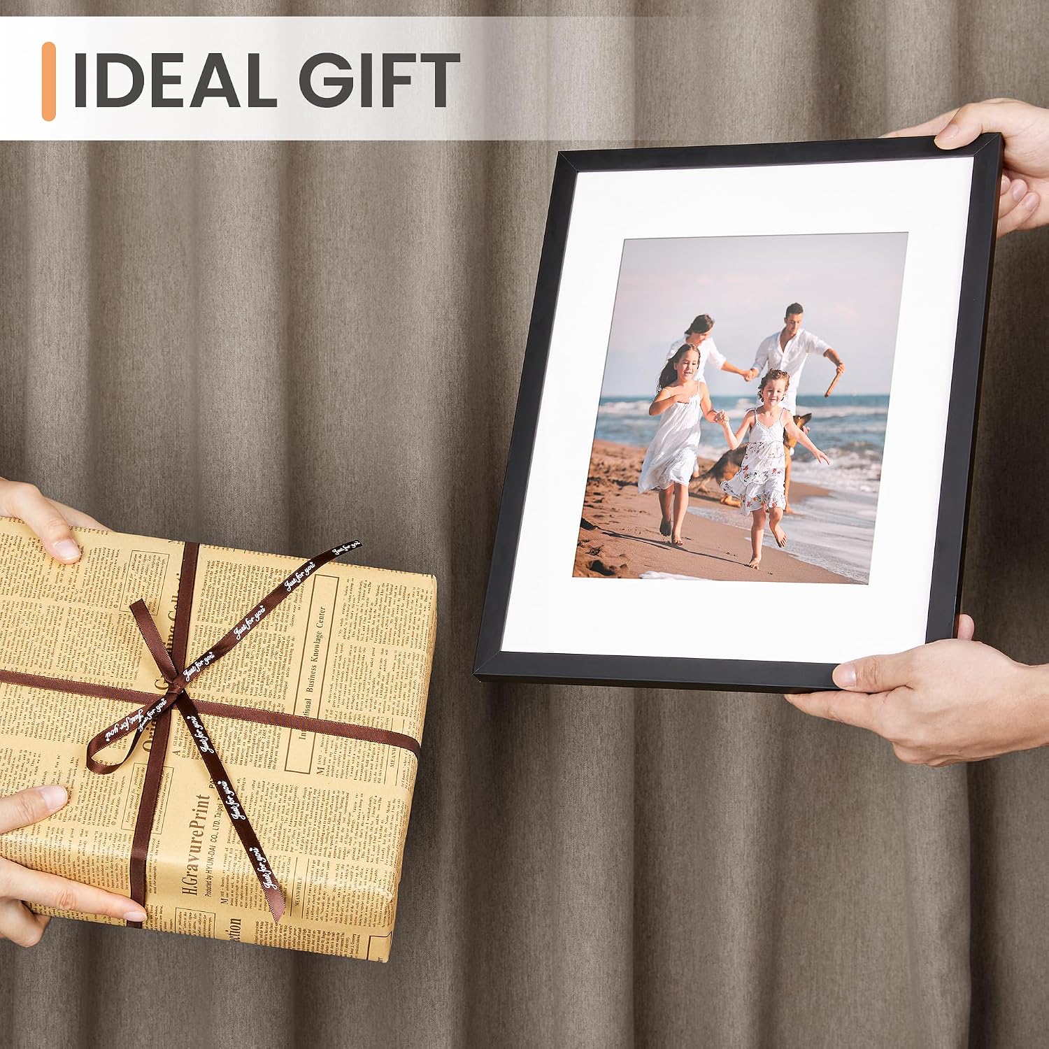 upsimples 11x14 Picture Frame, Black - In use