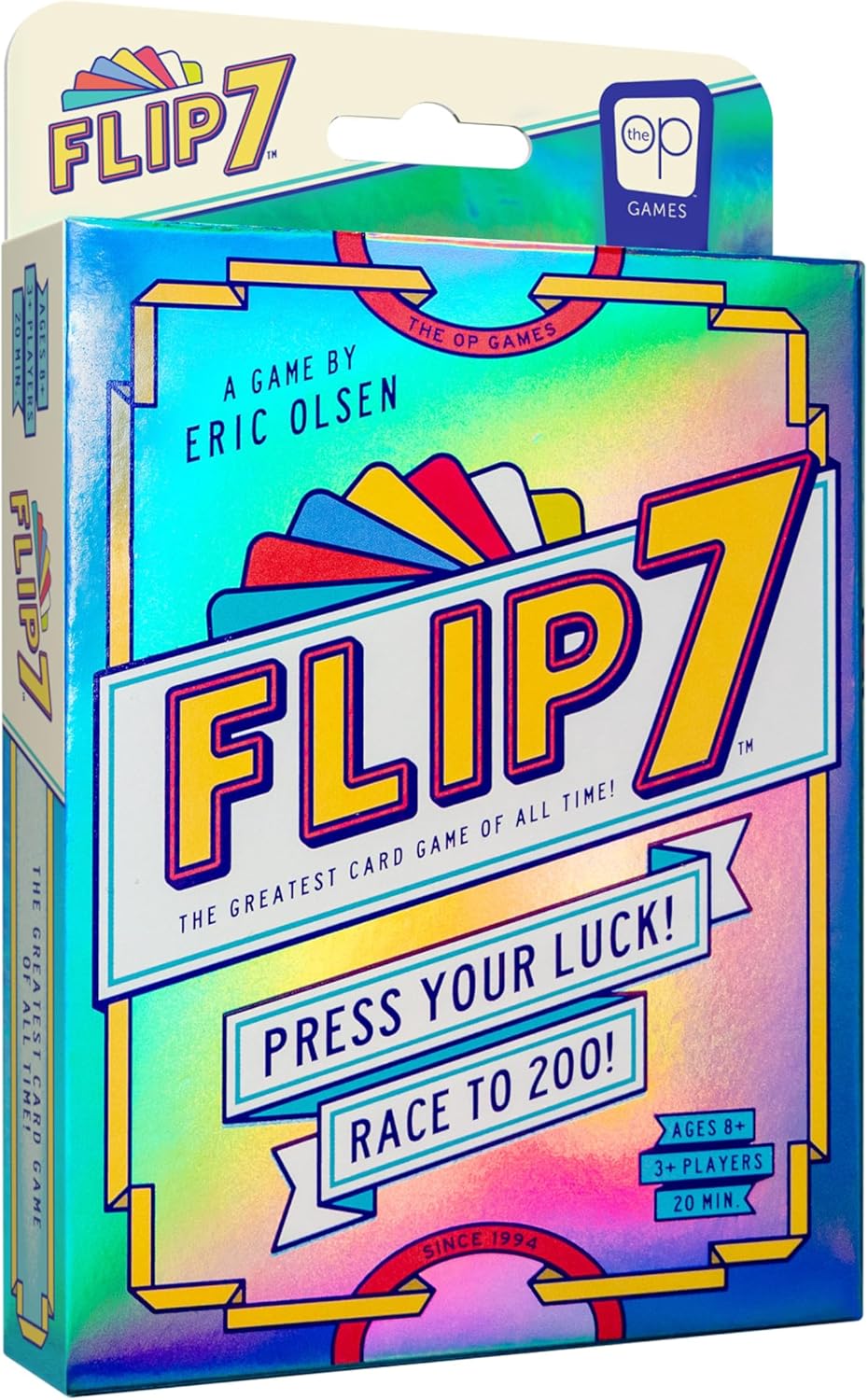 USAOPOLY Flip 7 Card Game, 3+ Players