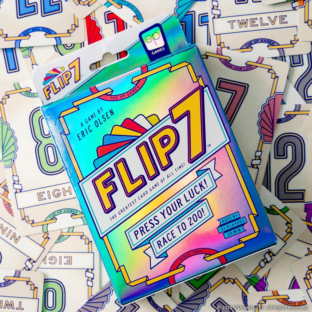 USAOPOLY Flip 7 Card Game, 3+ Players - Detail view