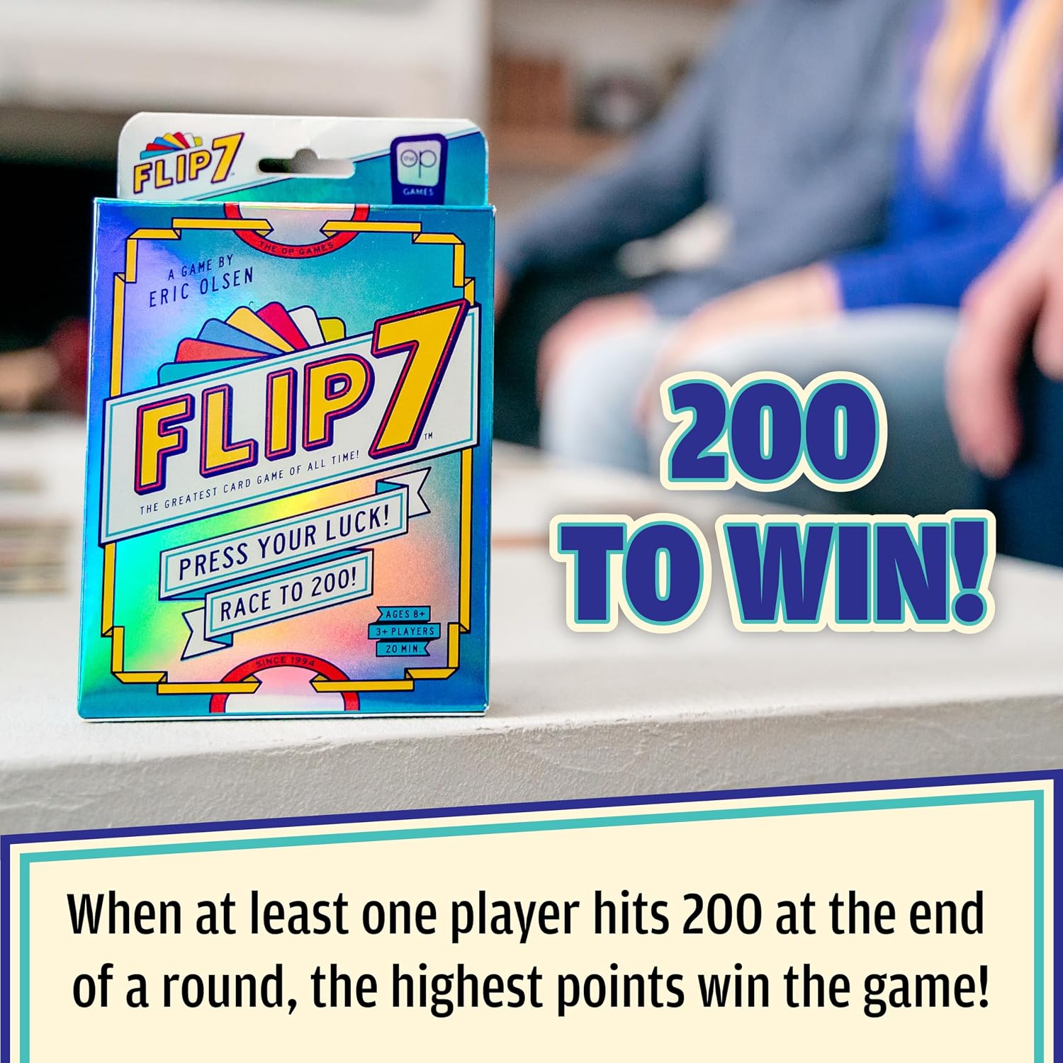 USAOPOLY Flip 7 Card Game, 3+ Players - Additional view