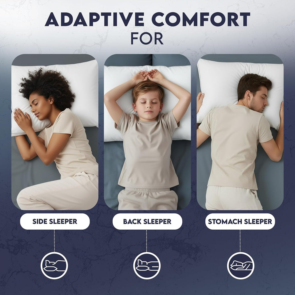 Utopia Bedding Down Alternative Pillows, 2 Pack - Close-up