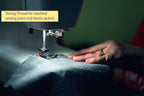 Simthread UV Resistant Outdoor Thread, 2 Spools - Size reference