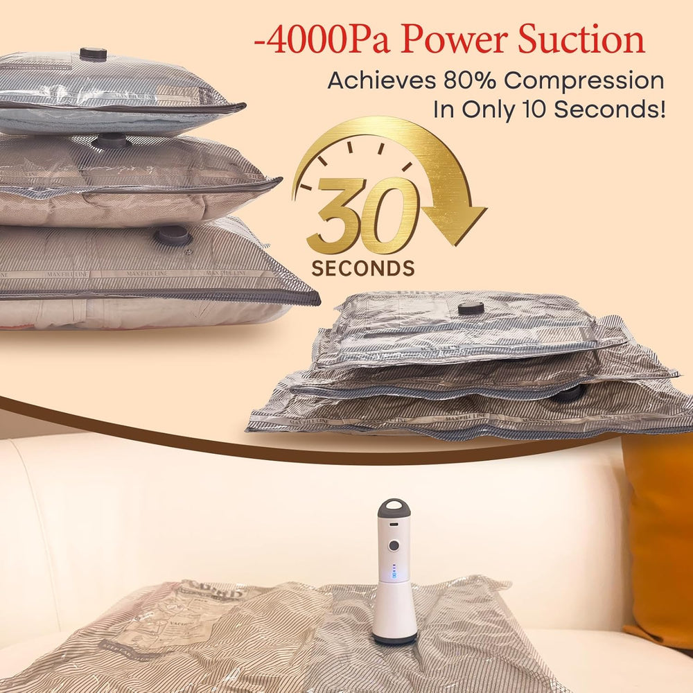 Vacbird Vacuum Bags for Travel, 15 Pack - Close-up
