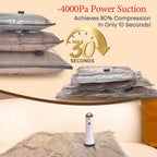 Vacbird Vacuum Bags for Travel, 15 Pack - Close-up