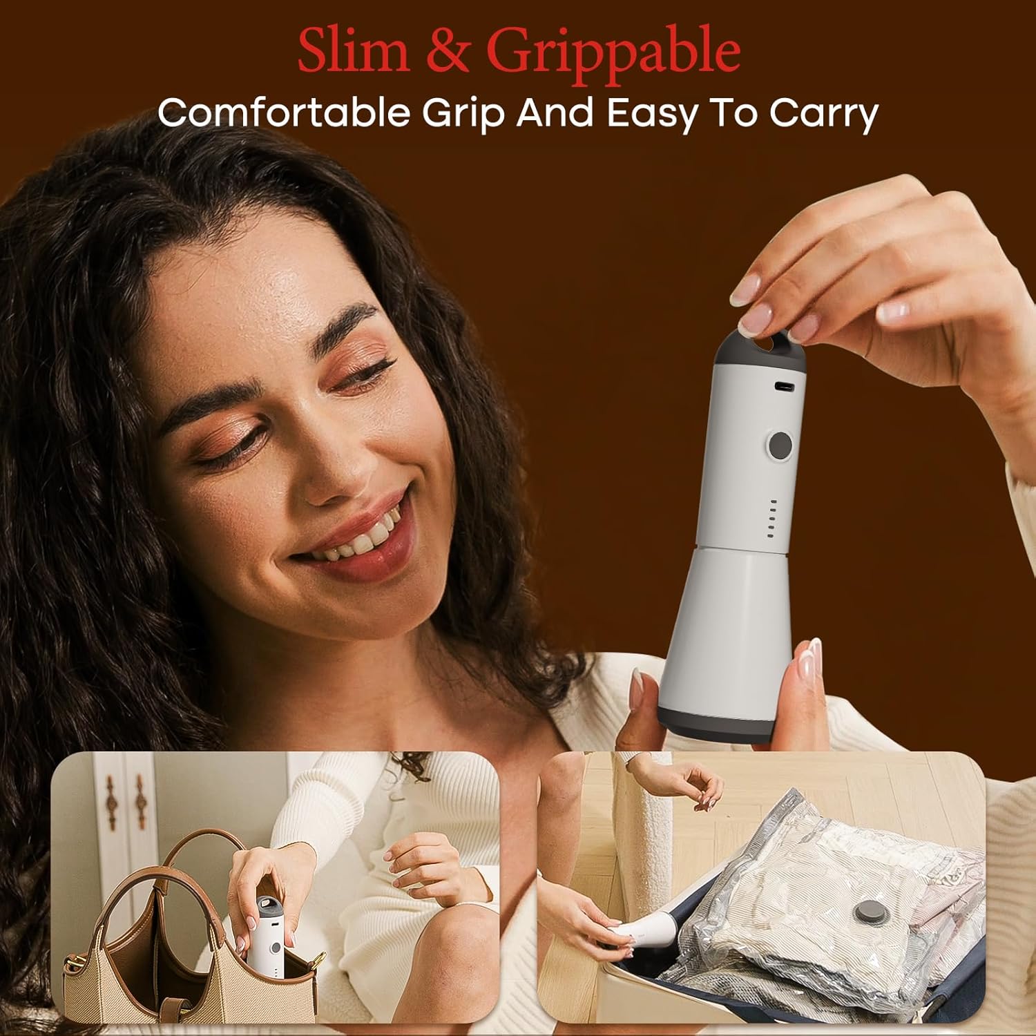 Vacbird Vacuum Bags for Travel, 15 Pack - In use