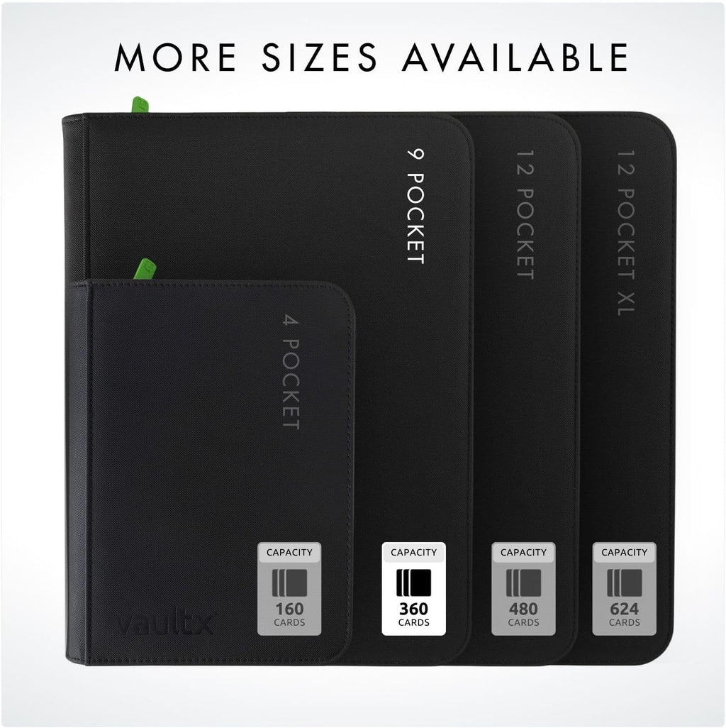 Vault X 9 Pocket Zip Card Binder, 360 Cards - Additional view
