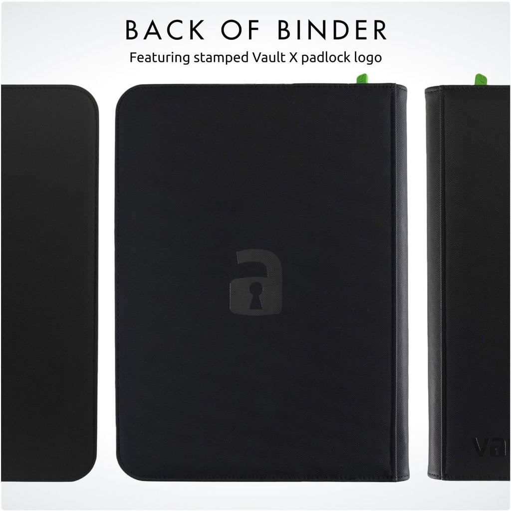 Vault X 9 Pocket Zip Card Binder, 360 Cards - Feature highlight