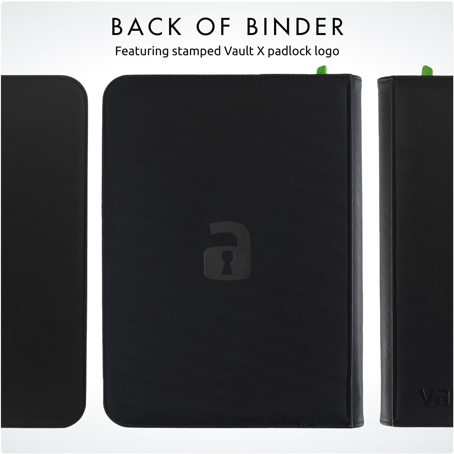 Vault X 9 Pocket Zip Card Binder, 360 Cards - Feature highlight