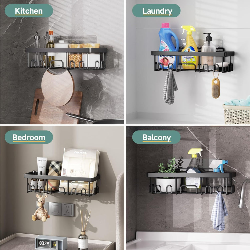 Veken Shower Caddy 6-Pack, Rustproof Shelves - Additional view