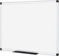 VIZ-PRO Magnetic Dry Erase Board, 36x24 In